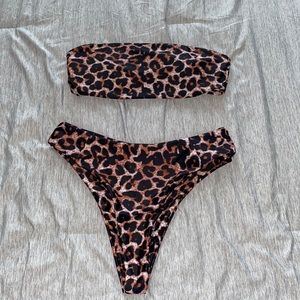 SHEIN Cheetah Bikini Swimsuit
